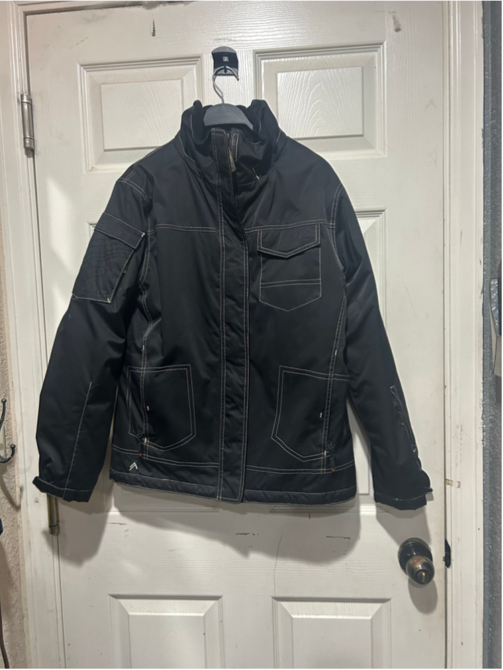Women's Alpine Design Ski Jacket Medium Black White